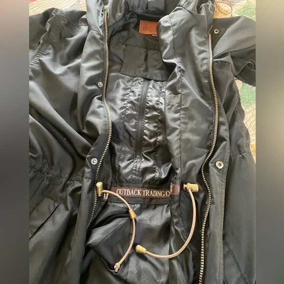 Outback Pak a Roo Duster Coat Sz Small Long Stockman Ranch Barn Riding Horse - Picture 5 of 14